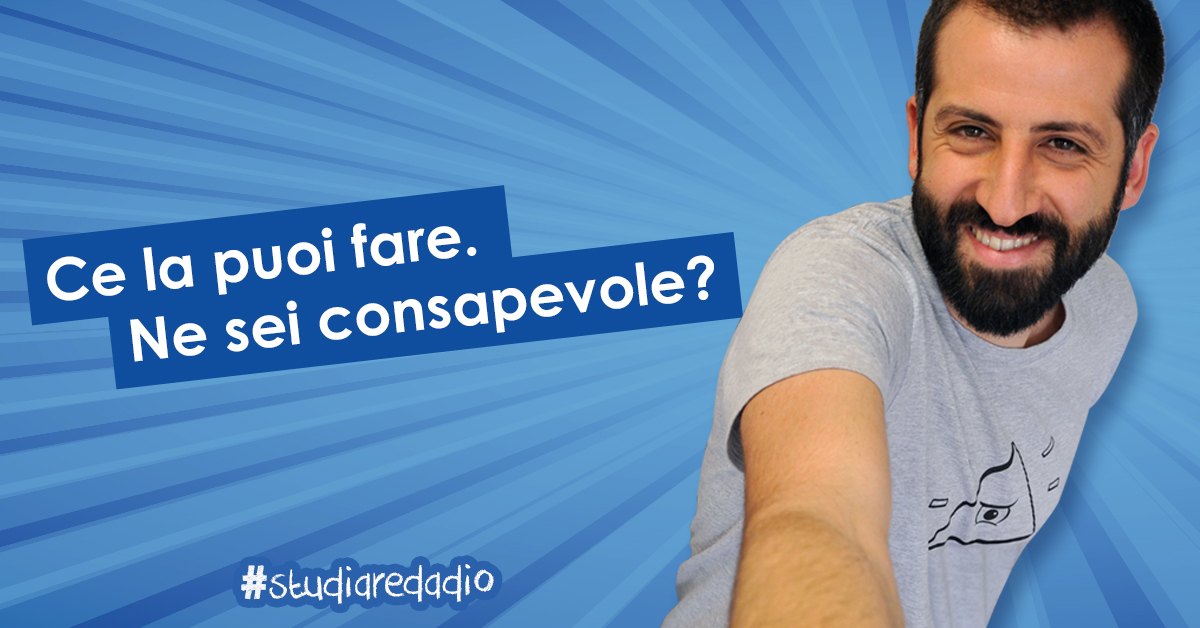 Ce la puoi fare. Ne sei consapevole Ce la puoi fare. Ne sei consapevole